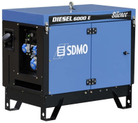 Портативный генератор SDMO DIESEL 6000 E AVR SILENCE с АВР