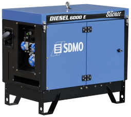 Портативный генератор SDMO DIESEL 6000 E AVR SILENCE с АВР